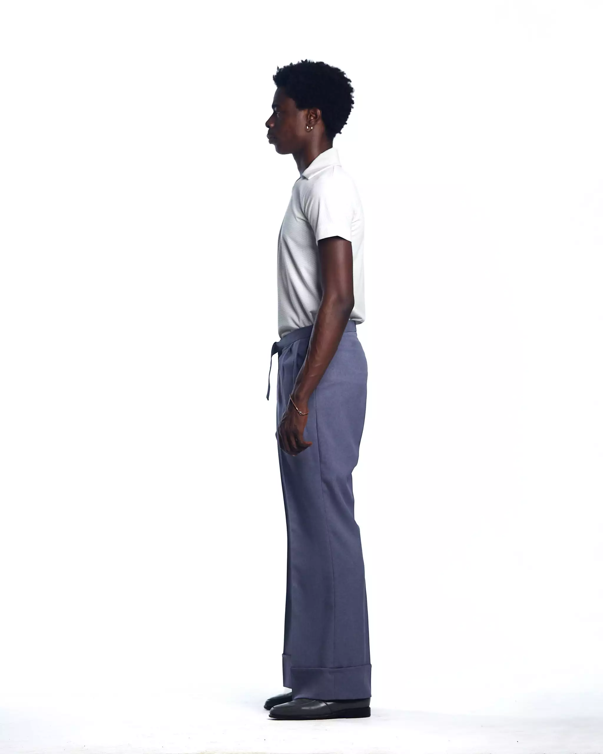 AJABENG VIS-A-VIS Cotton Blend Bell Bottom Pants