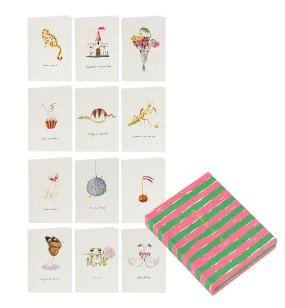 Anna + Nina Assorted Greeting Cards Set of 12