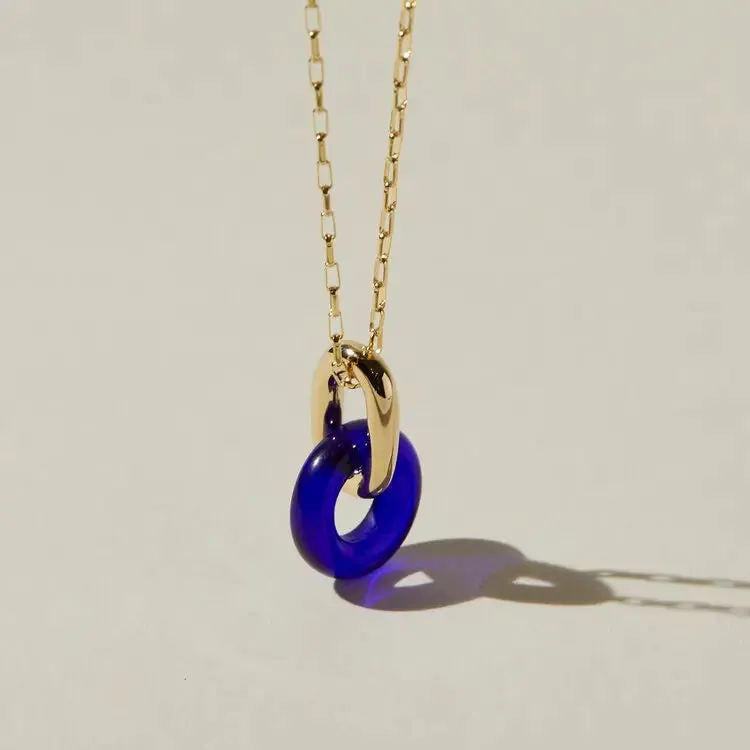 Anna Necklace in Cobalt