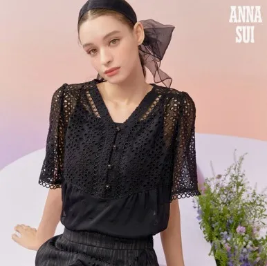 ANNA SUI  |Casual Style Unisex Street Style Shirts & Blouses