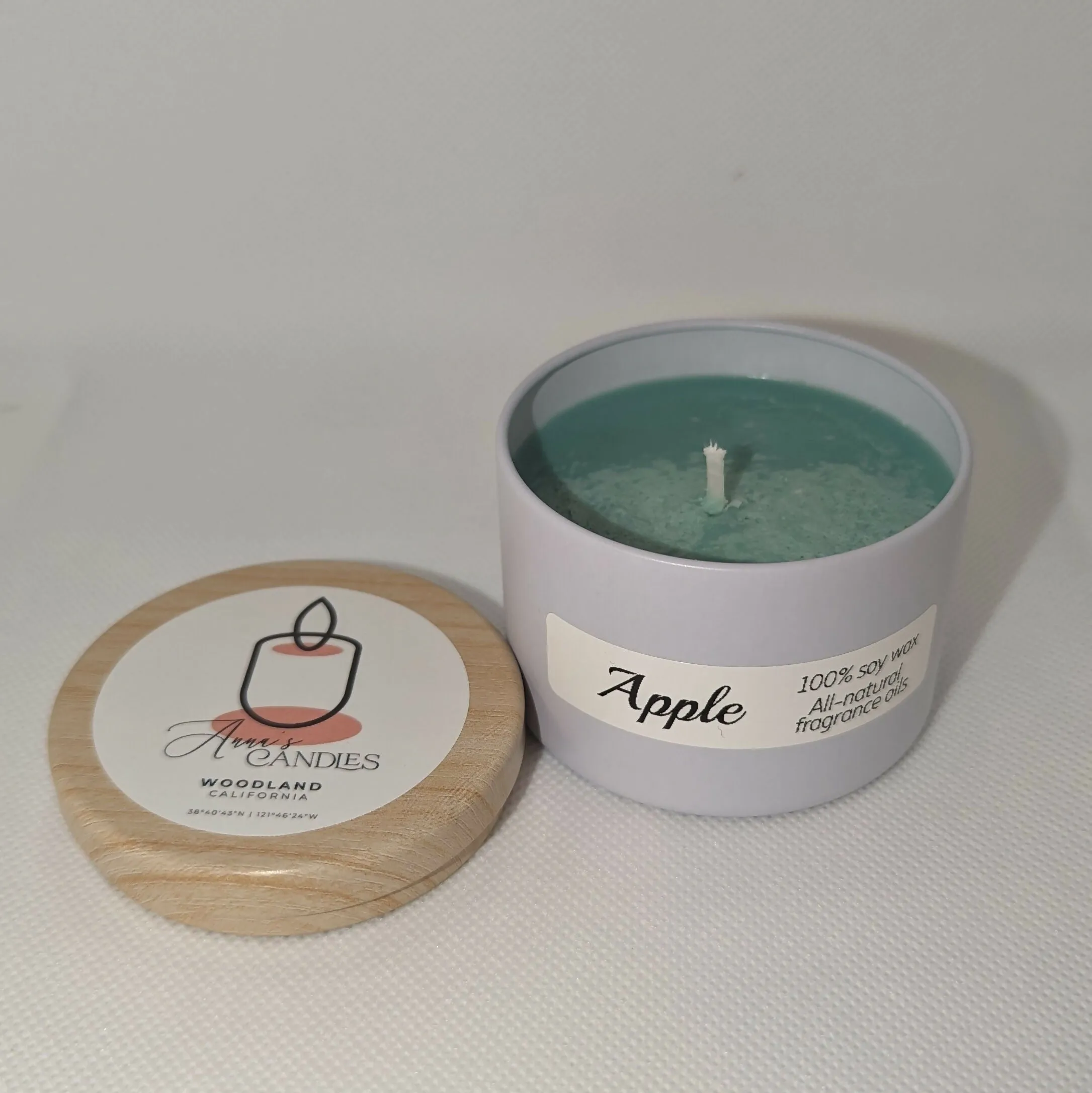 Anna's Candles - Apple Colored Wax Candle