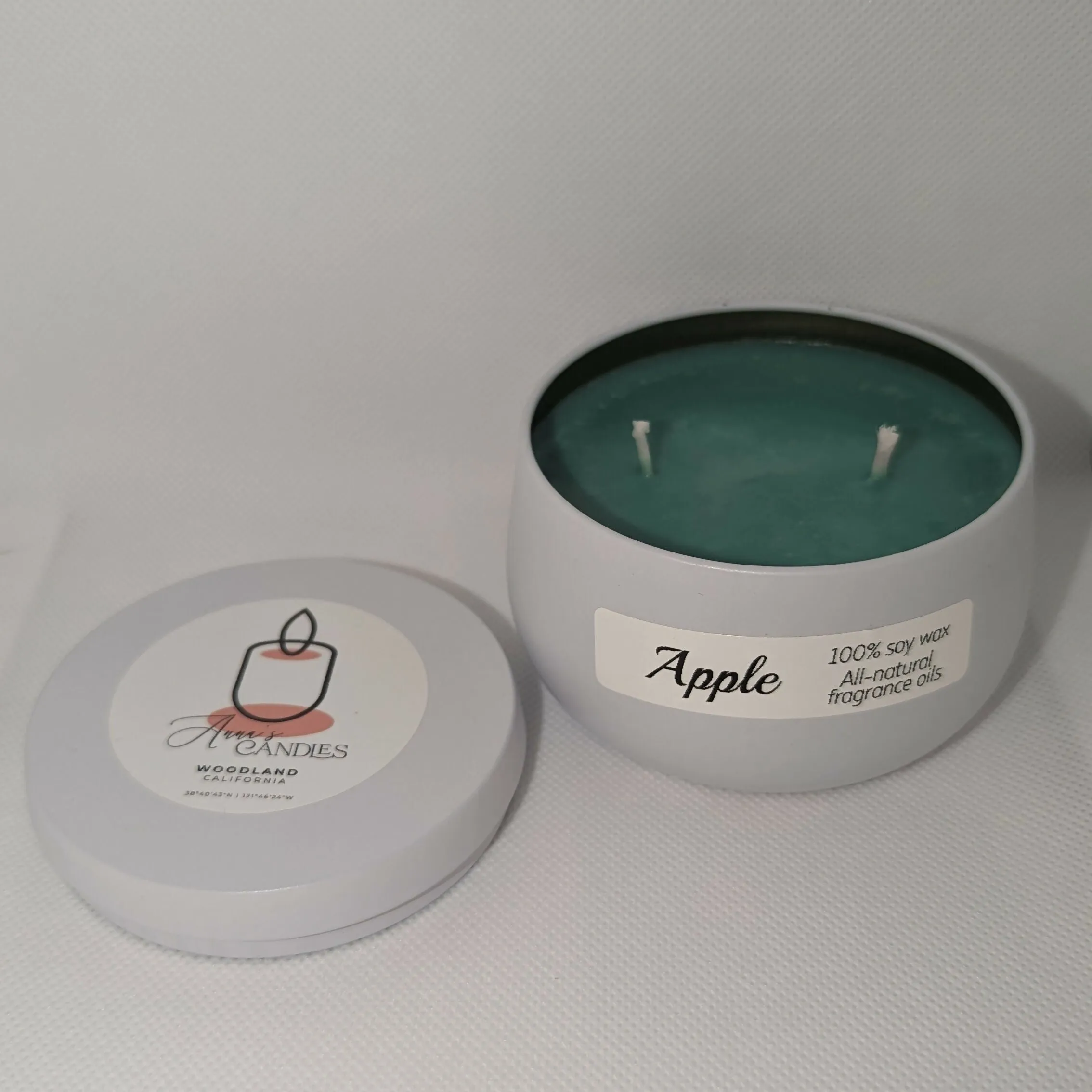 Anna's Candles - Apple Colored Wax Candle