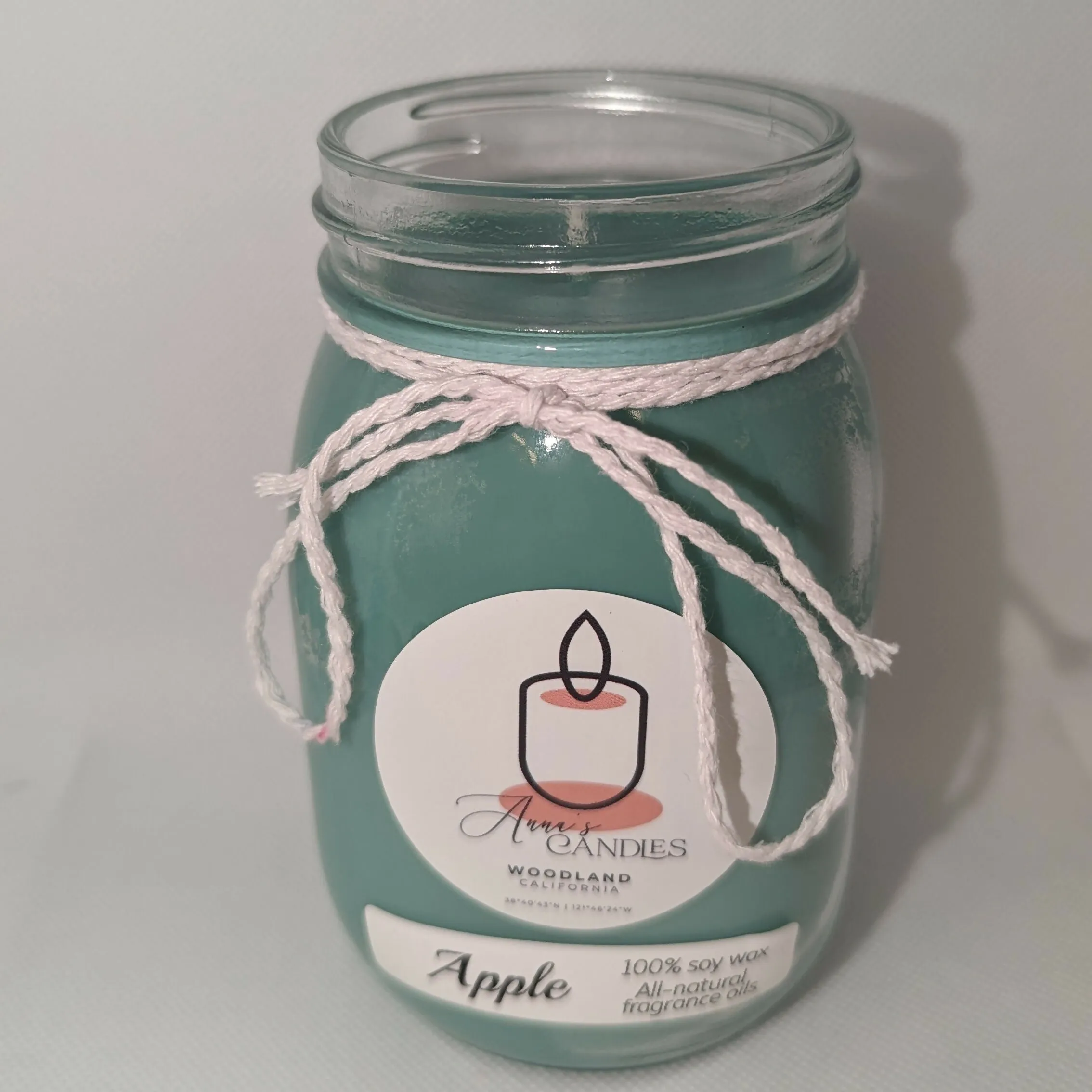 Anna's Candles - Apple Colored Wax Candle