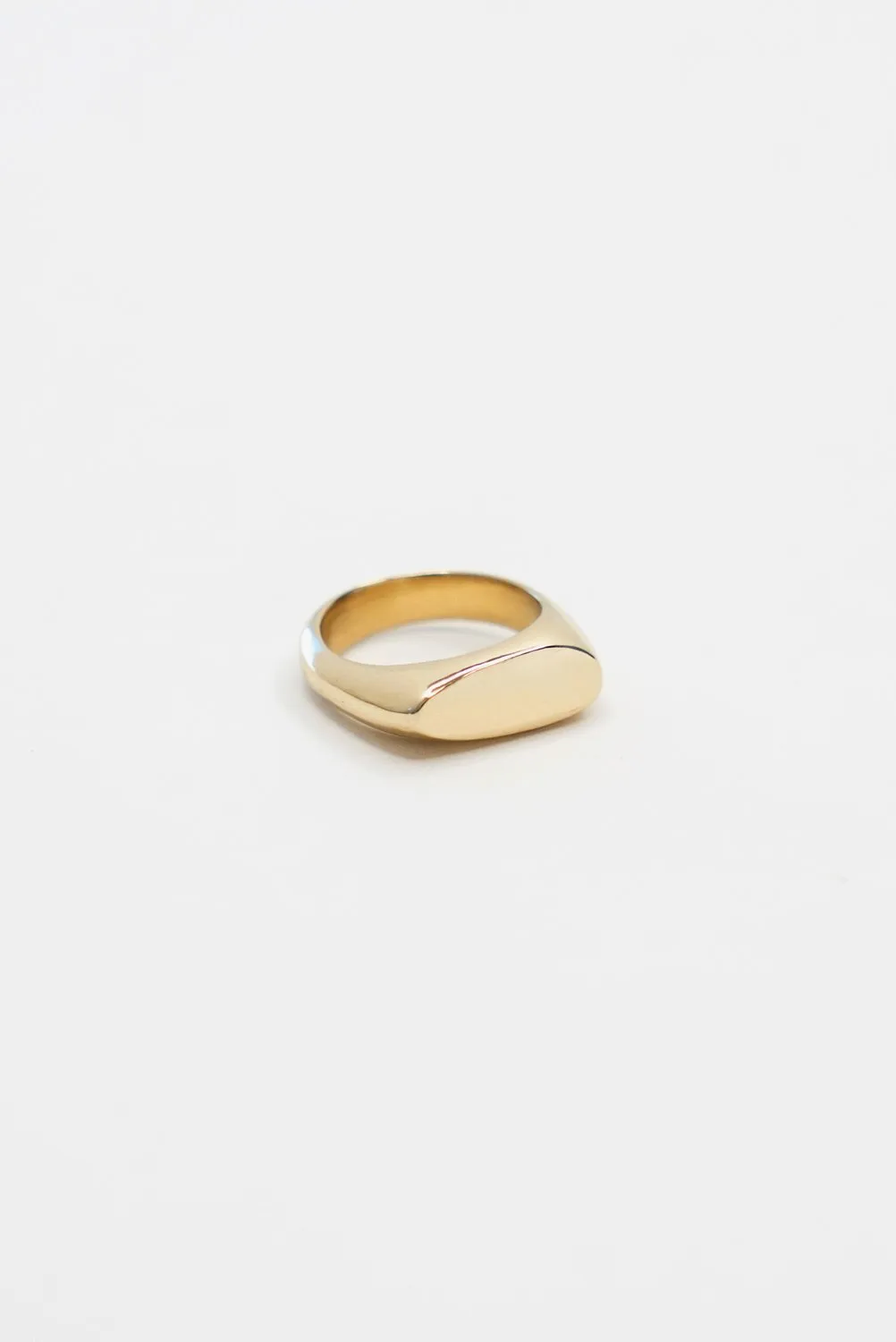 Asymmetrical Signet Ring