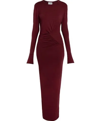 Ats the Label Women's Red Serena Maroon Bodycon Maxi Dress