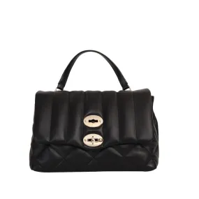 BAG POSTINE VENETA S MATELASSE' Woman Black Nero 