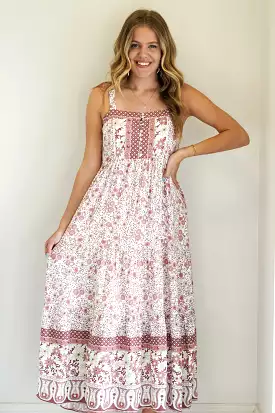 Bailey Boho Floral Cami Maxi Dress