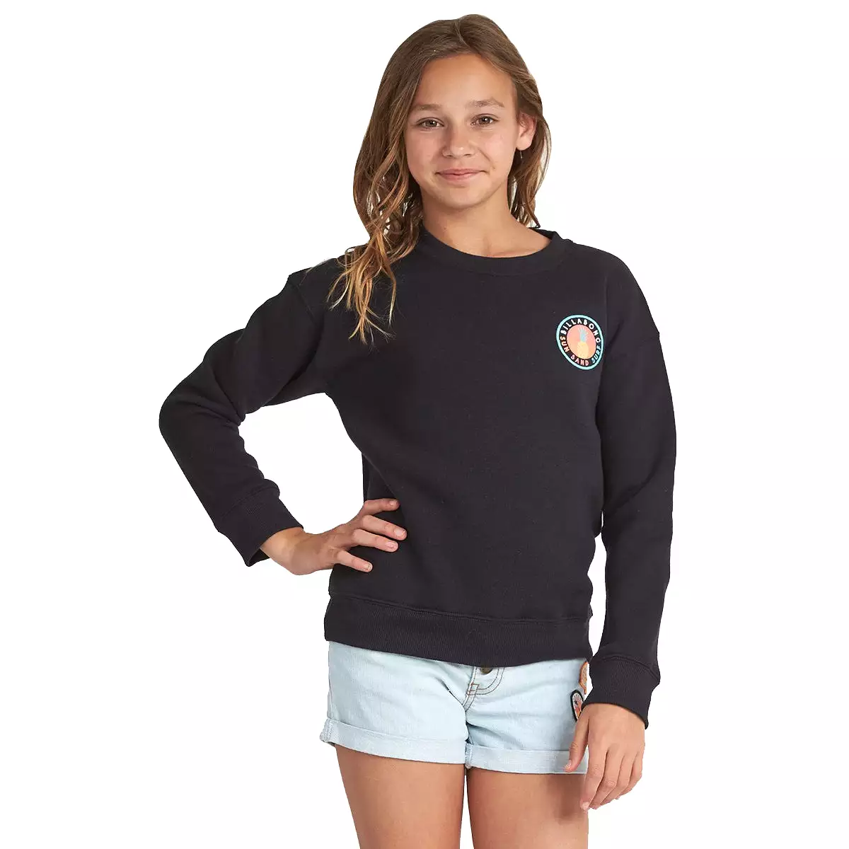 Billabong Pacific Ocean Vibes Youth Girls Long-Sleeve Shirts (Brand New)