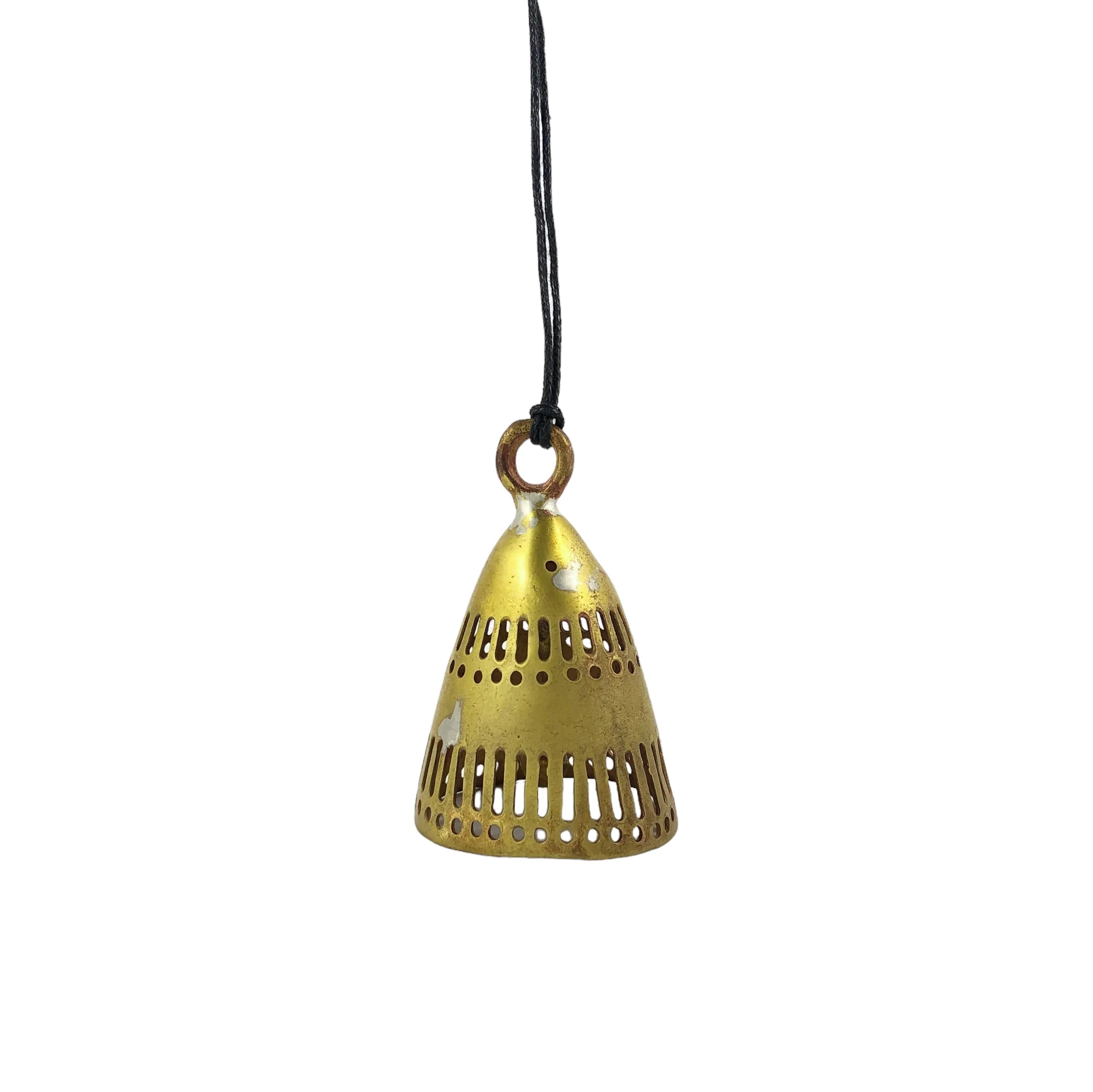 Biting Bell Brass Necklace - Anna Vlahos