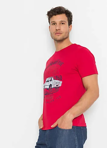 bonprix Pack of 3 Short Sleeve Printed T-Shirts | Grattan