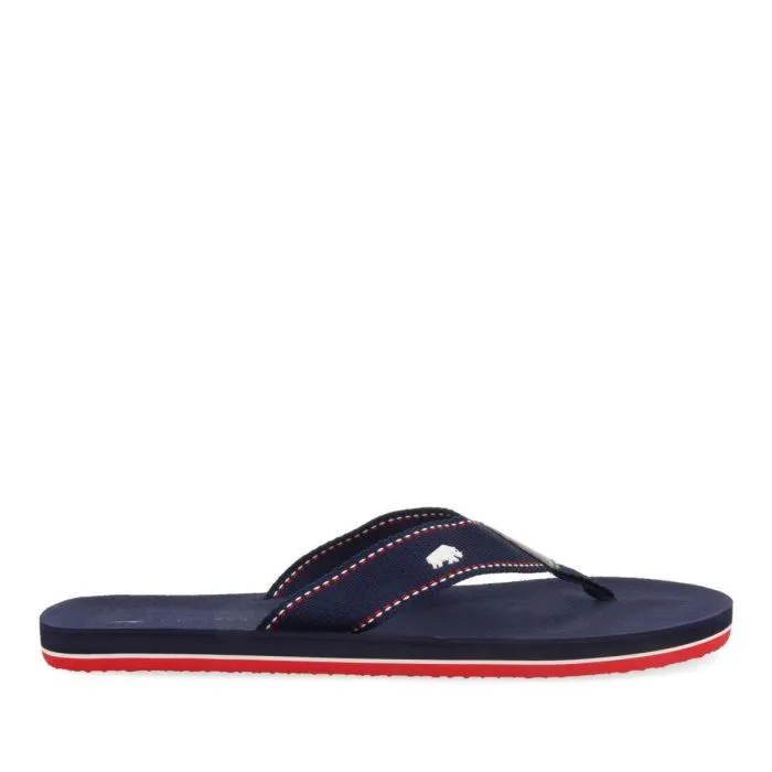 Borgne men's navy blue sandals