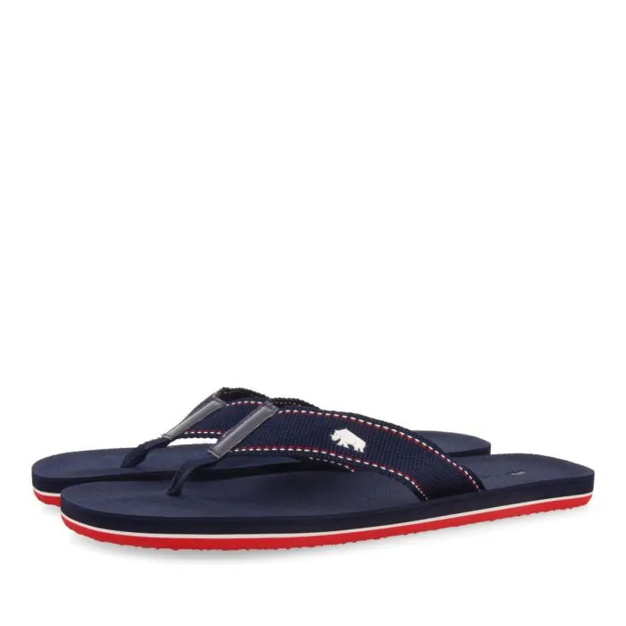 Borgne men's navy blue sandals