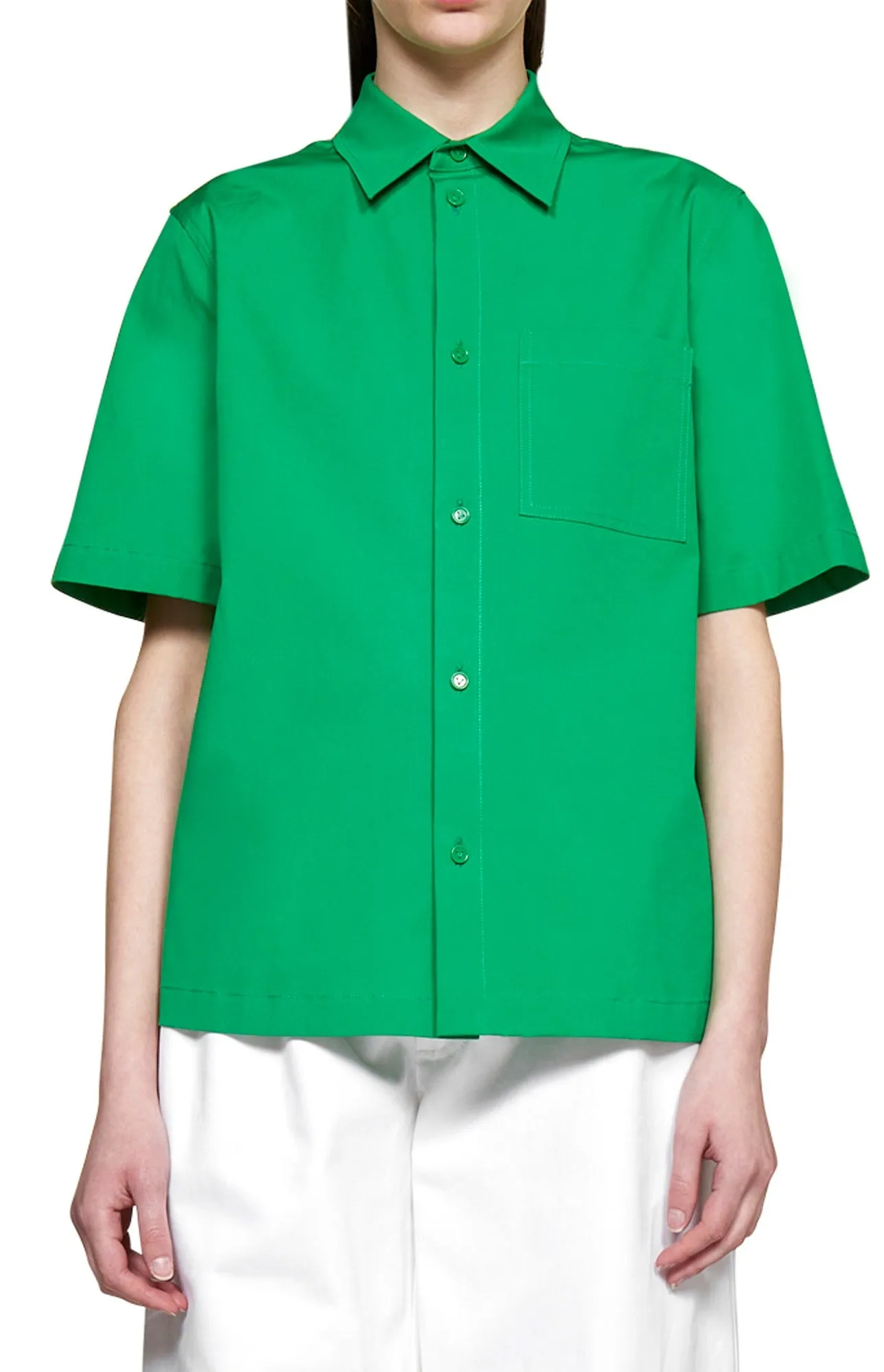 Bottega Veneta Buttoned Straight Hem Shirt