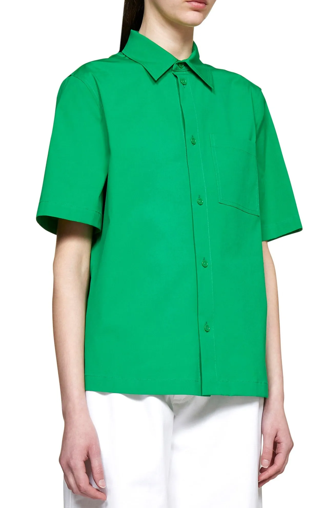 Bottega Veneta Buttoned Straight Hem Shirt