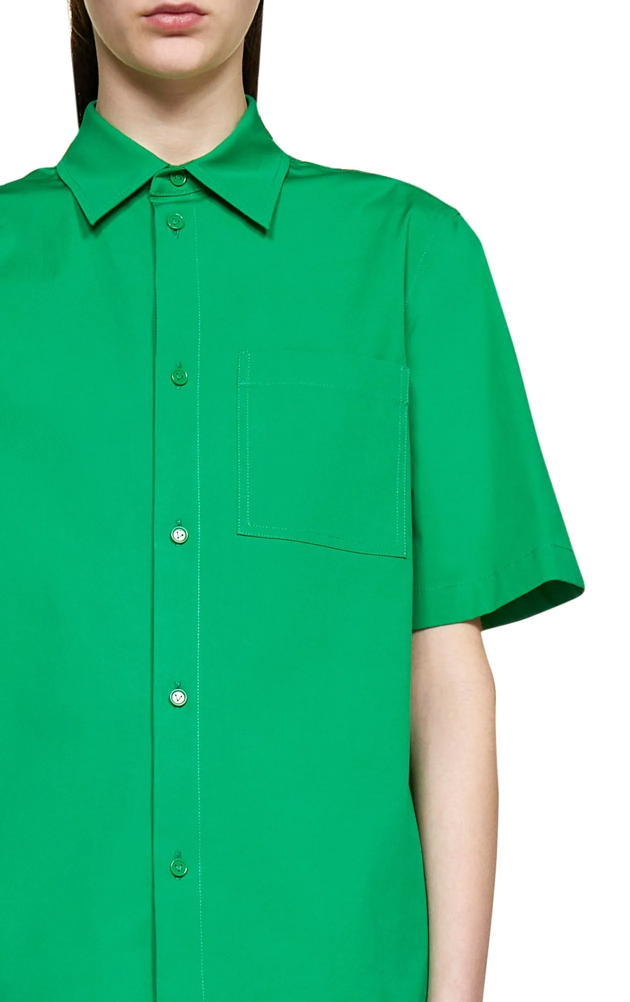 Bottega Veneta Buttoned Straight Hem Shirt