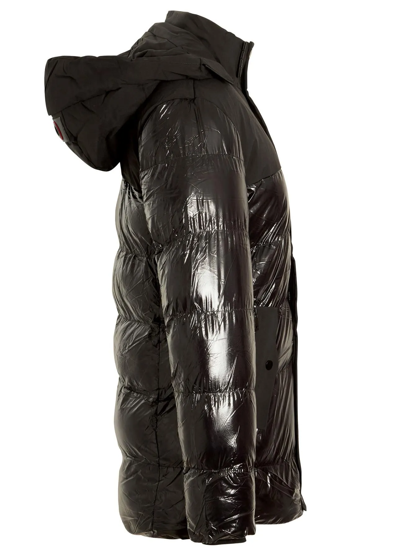 Boys Quilted Essential Padded Coat, Black Ages 3 to 14 Years