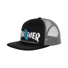 CASQUETTE SANTA CRUZ X THRASHER SCREAMING HAND LOGO THRUCKER