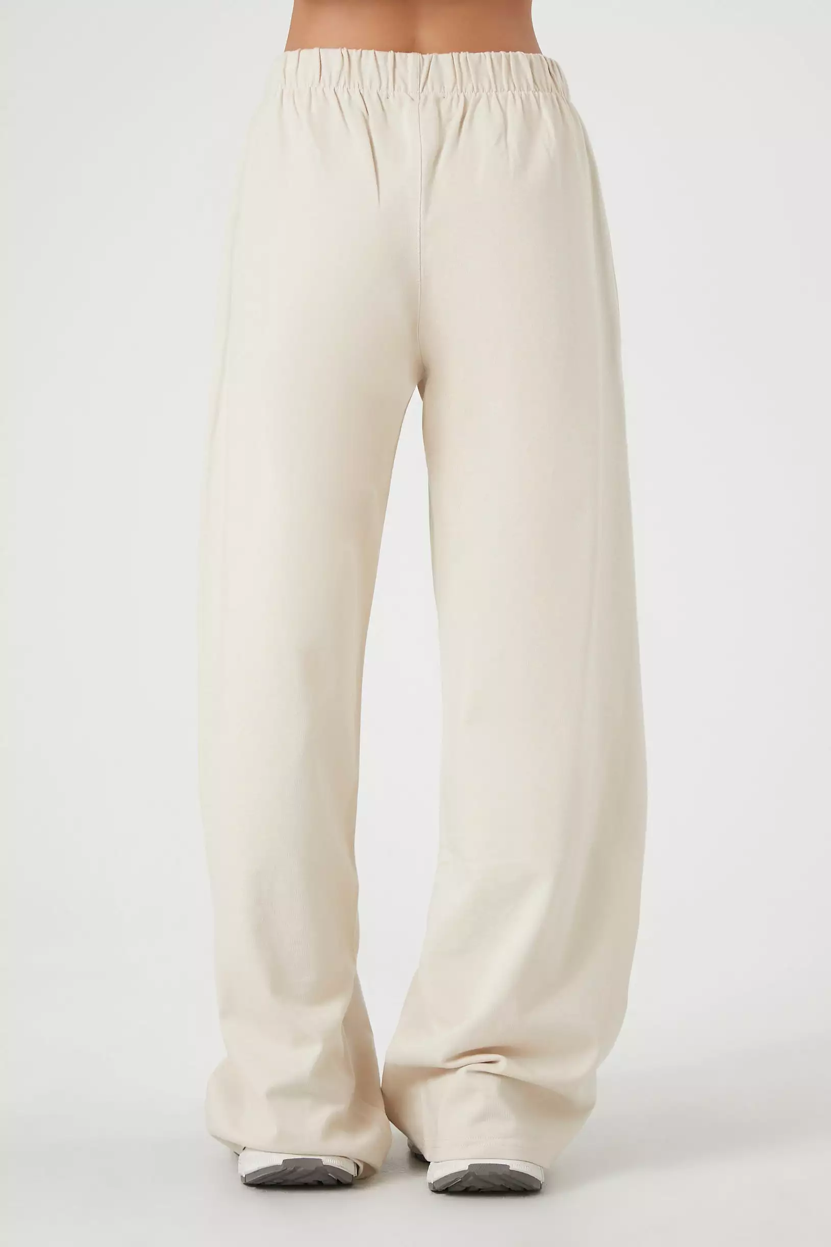 Cotton Wide-Leg Pants