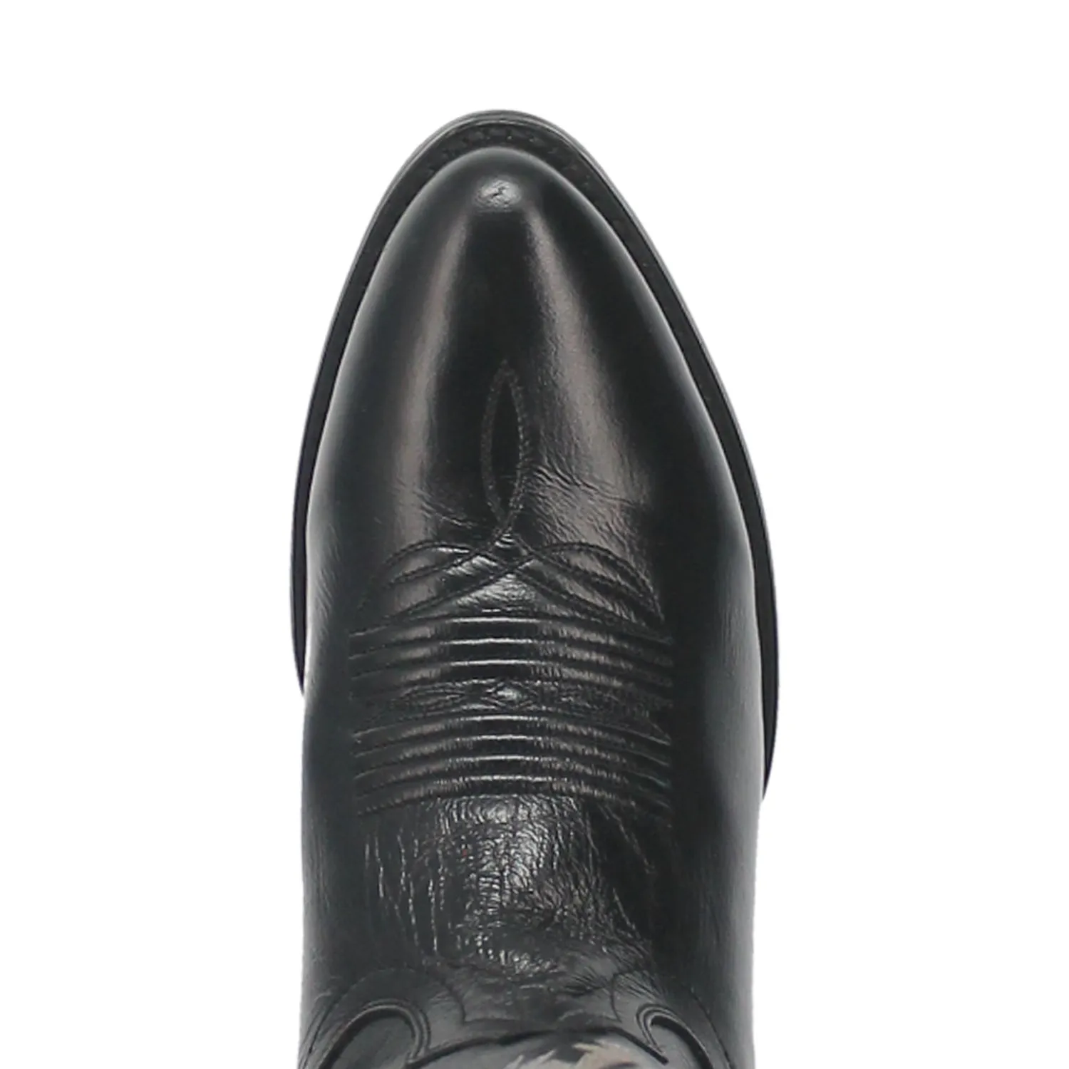 Dan Post Mens Milwaukee Cowboy Boots Leather Black