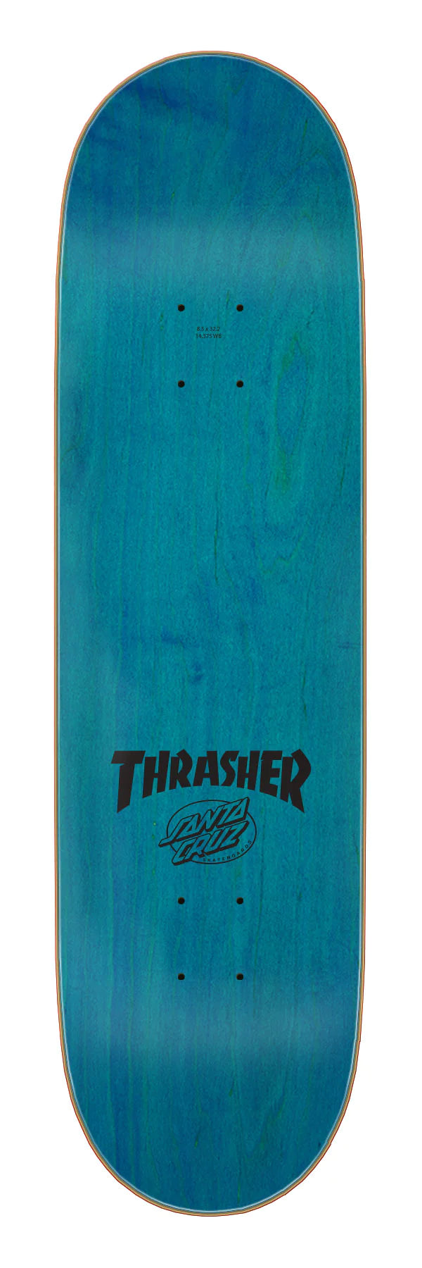 DECK SANTA CRUZ X THRASHER SCREAMING HAND LOGO 8.5 X 32.2