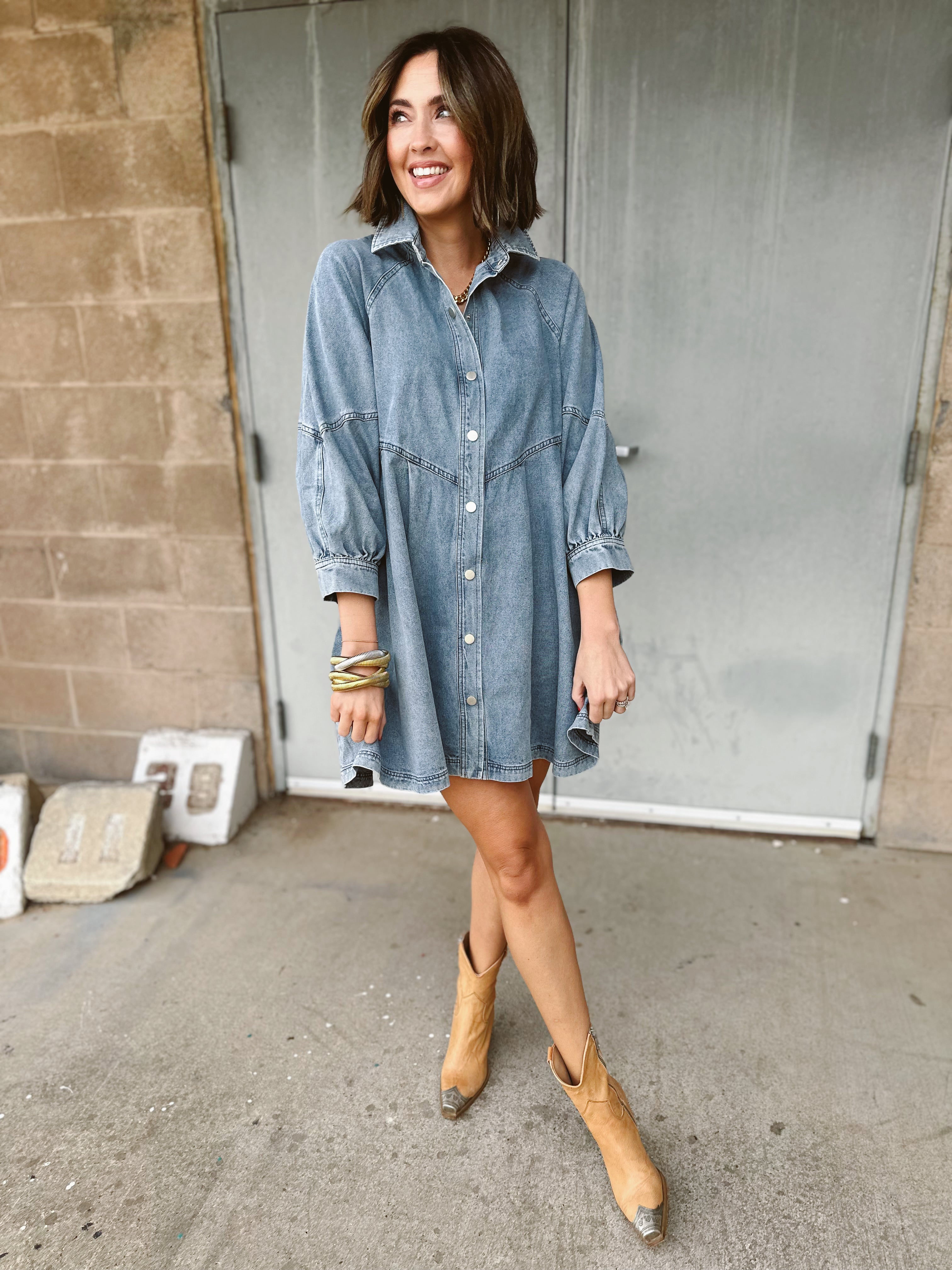 Denim Mini Dress