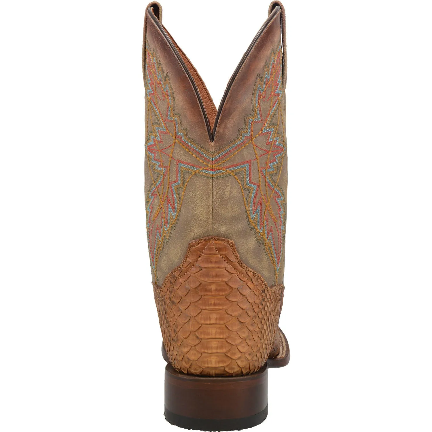 Dry Gulch Dan Post Mens Python Square Toe Boot TAN (DS) ~ PREORDER 12/25