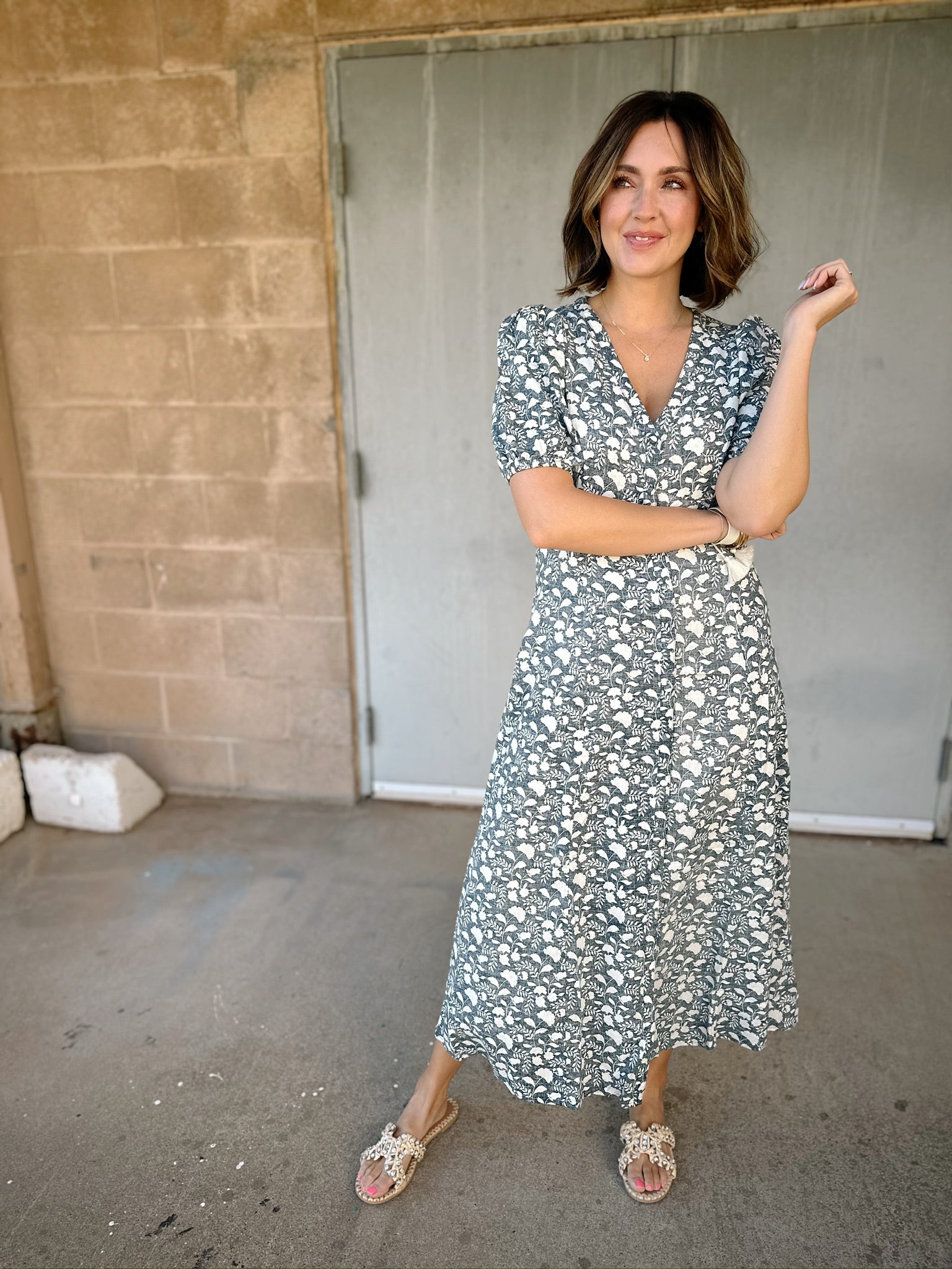 Faherty Havana Dress | Indigo Echo Floral