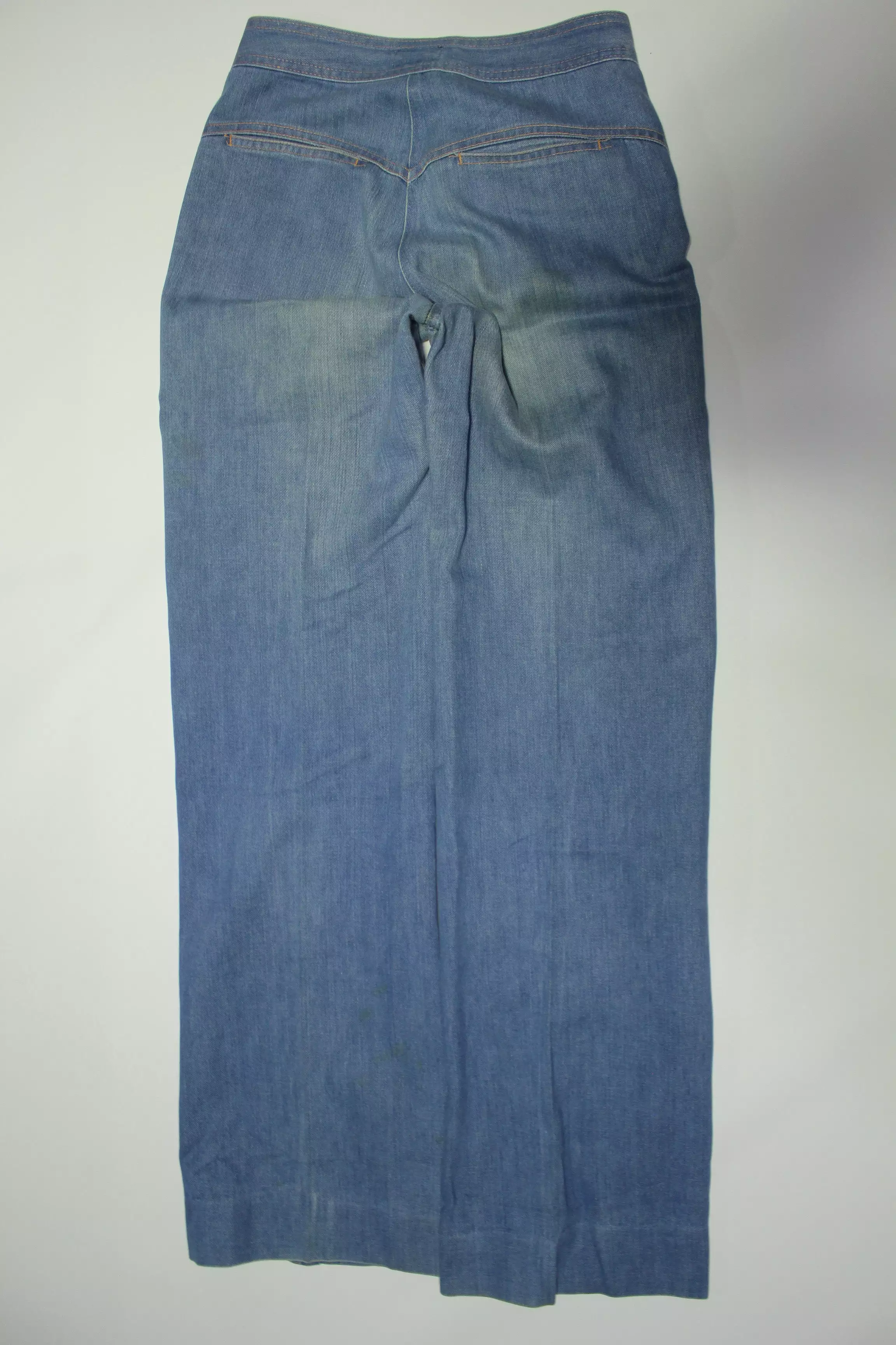 GAP Vintage 70's Denim Talon 42 Zipper Disco Flare Bell Bottom Jeans