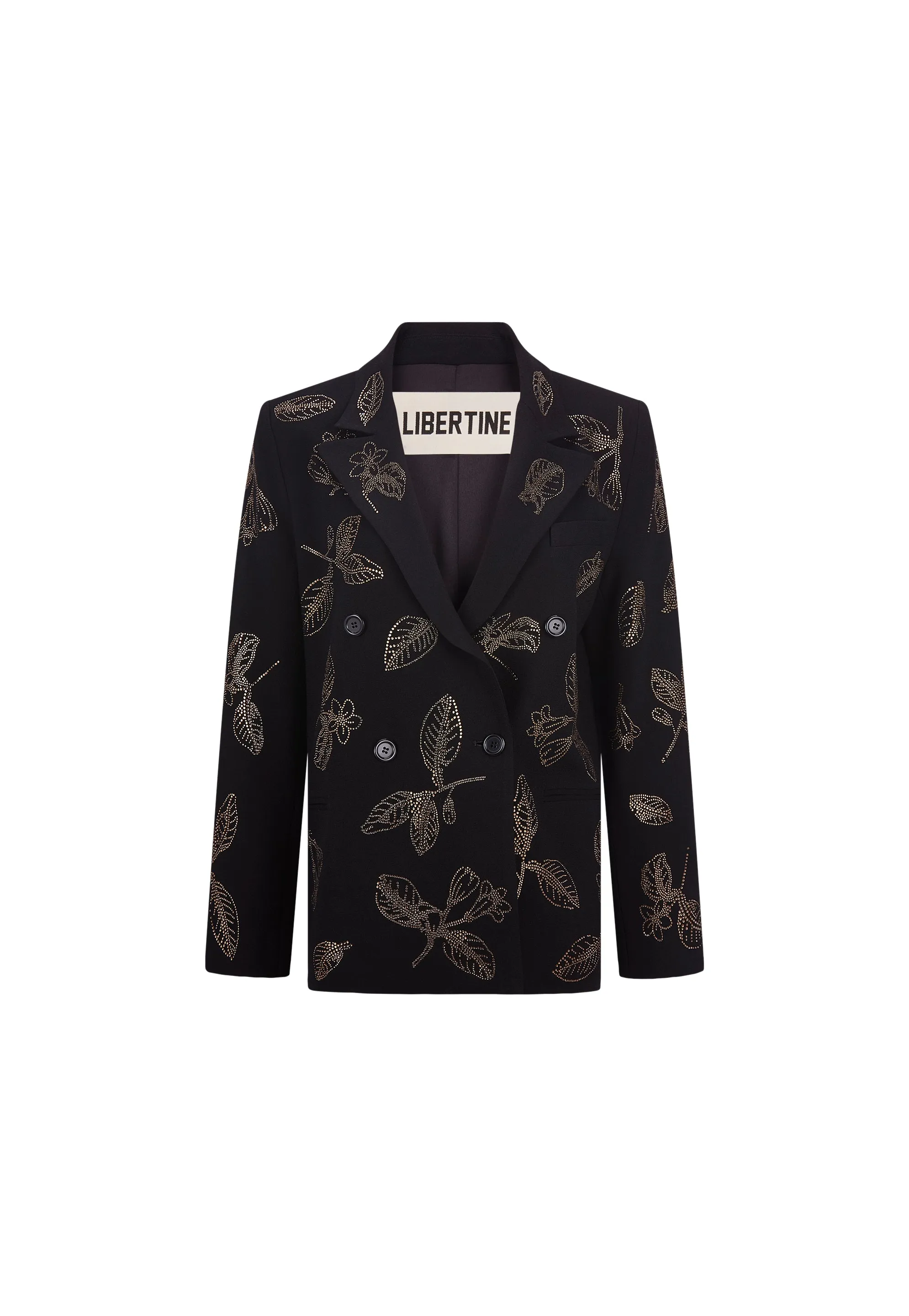 'GOLDEN LEAVES' DOUBLE BREASTED BLAZER