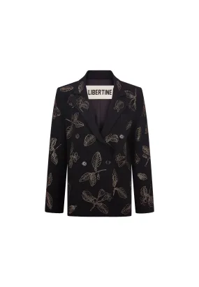 'GOLDEN LEAVES' DOUBLE BREASTED BLAZER