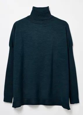 Hadid Oversized Polo Neck Sweater