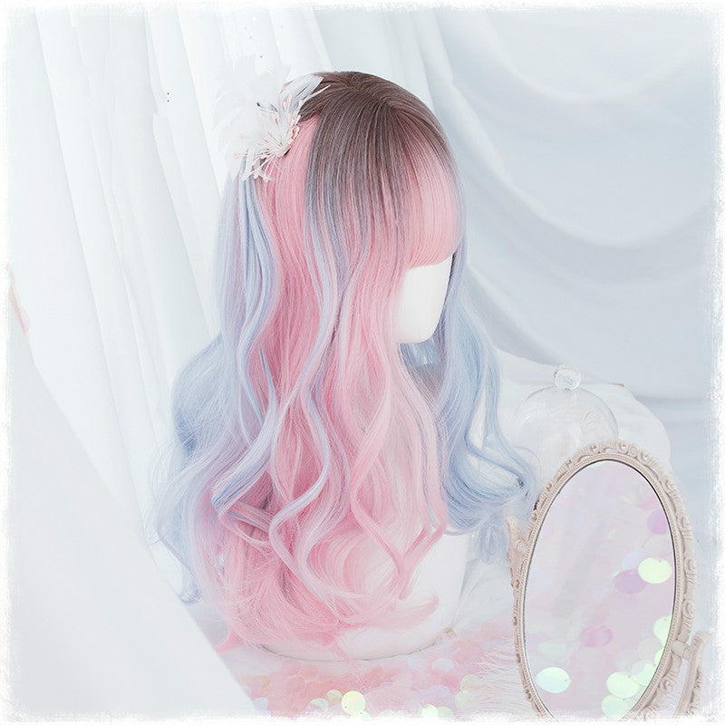 HARAJUKU LOLITA BLUE PINK MIXTURE WIG BY31087