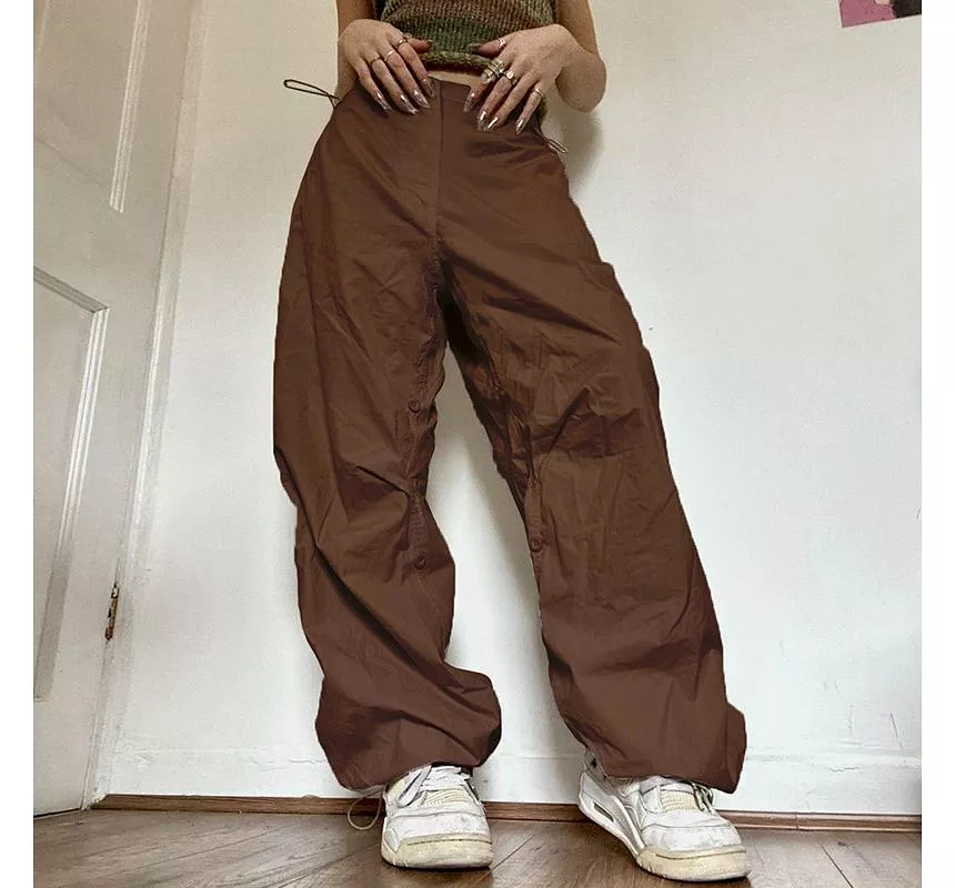 High Waist Wide Leg Cargo Pants dd2