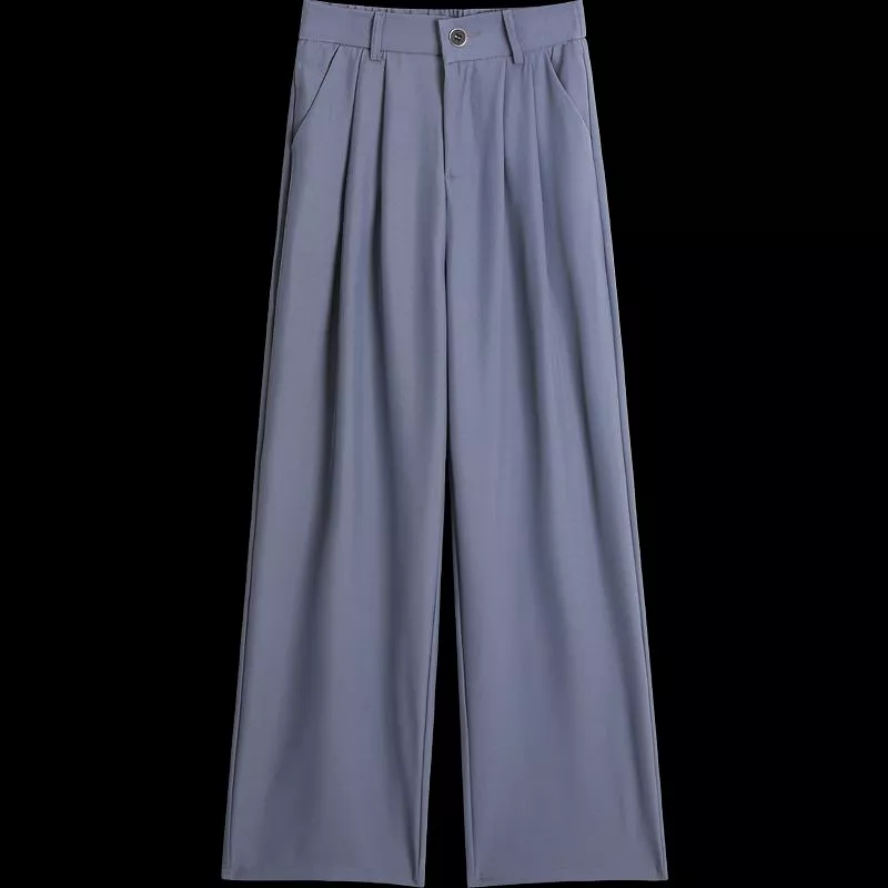 High-Waist Wide-Leg Dress Pants dd15