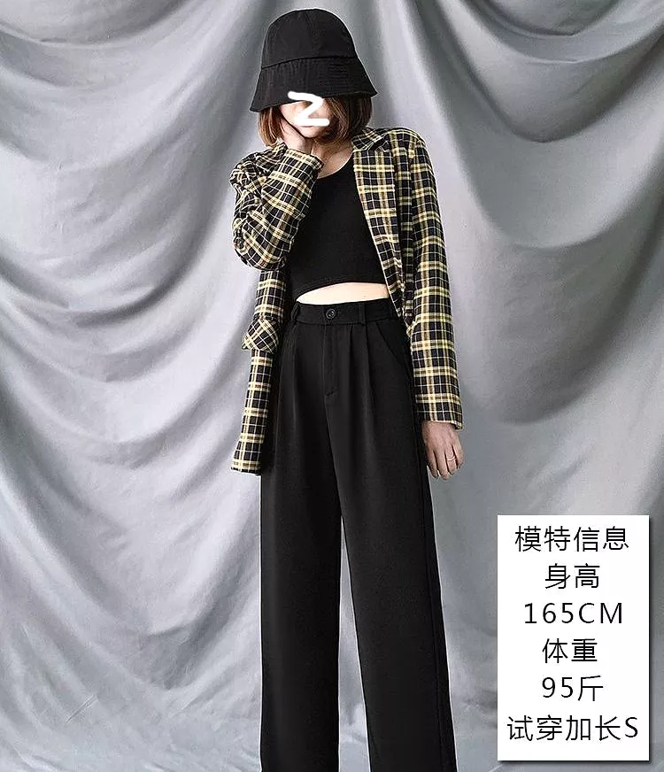 High-Waist Wide-Leg Dress Pants dd15