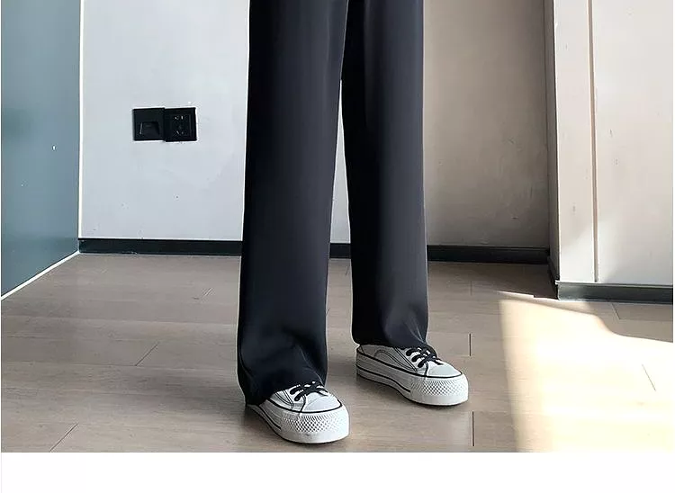 High-Waist Wide-Leg Dress Pants dd24