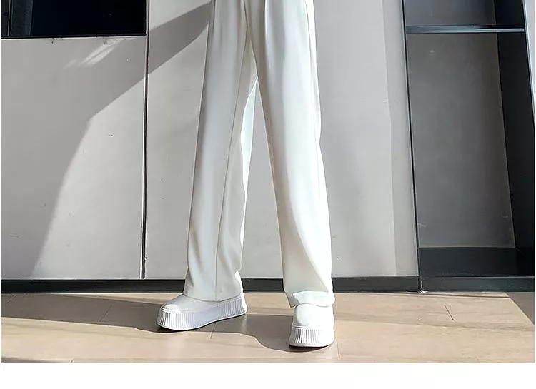 High-Waist Wide-Leg Dress Pants dd24