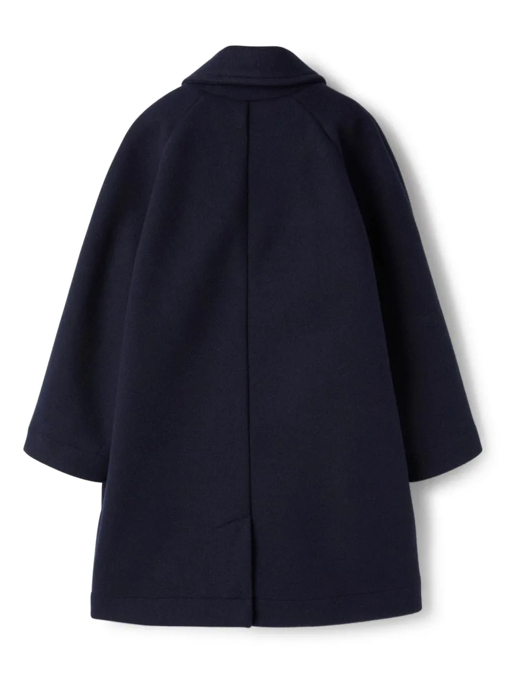 IL GUFO Blue Techno-Wool Coat