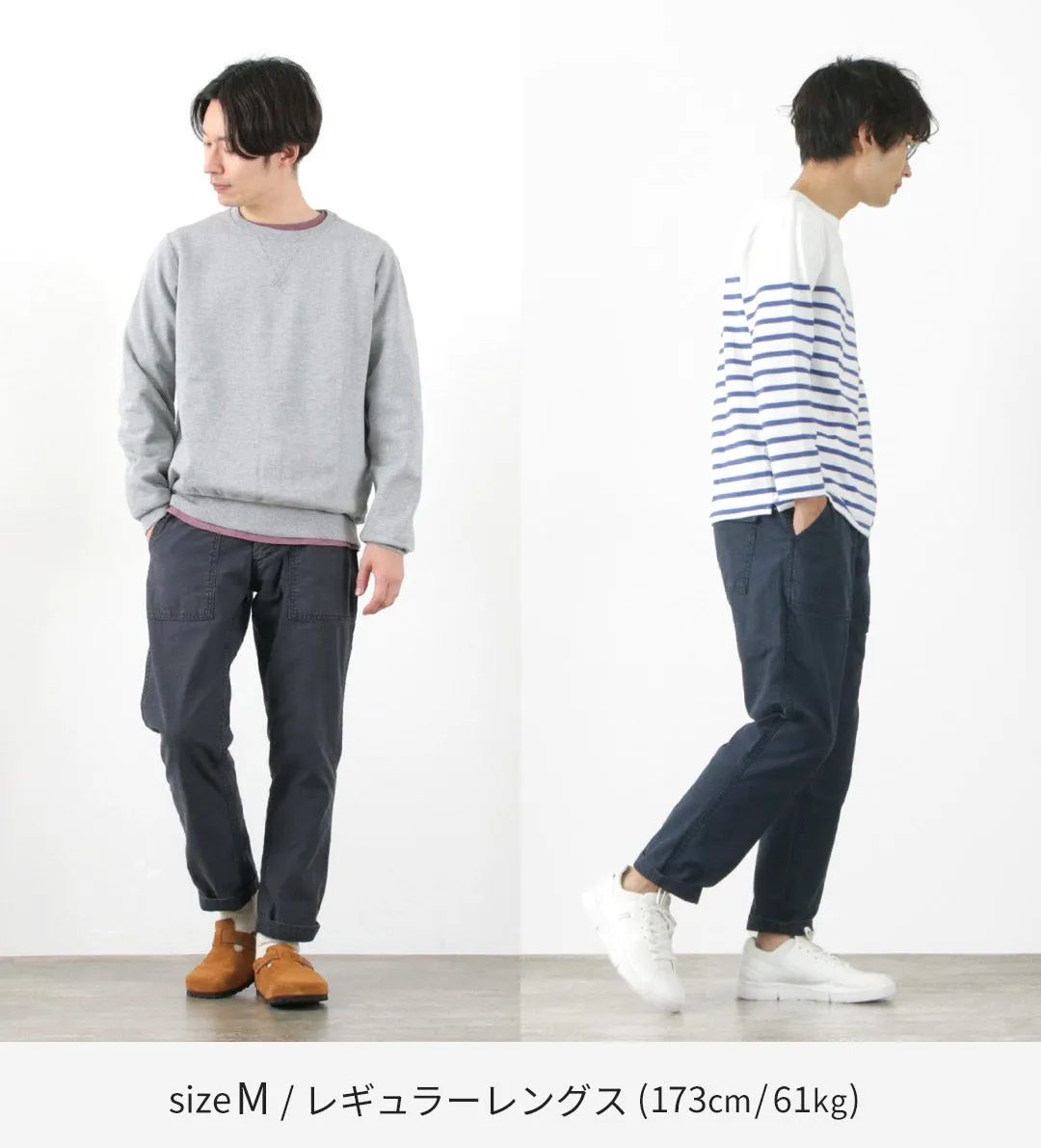 JAPAN BLUE JEANS（ジャパンブルージーンズ） 別注 ベイカー パンツ セミワイド テーパード / メンズ ベーカーパンツ ワークパンツ ファティーグパンツ 岡山 BAKER PANTS SEMI WIDE TAPERED