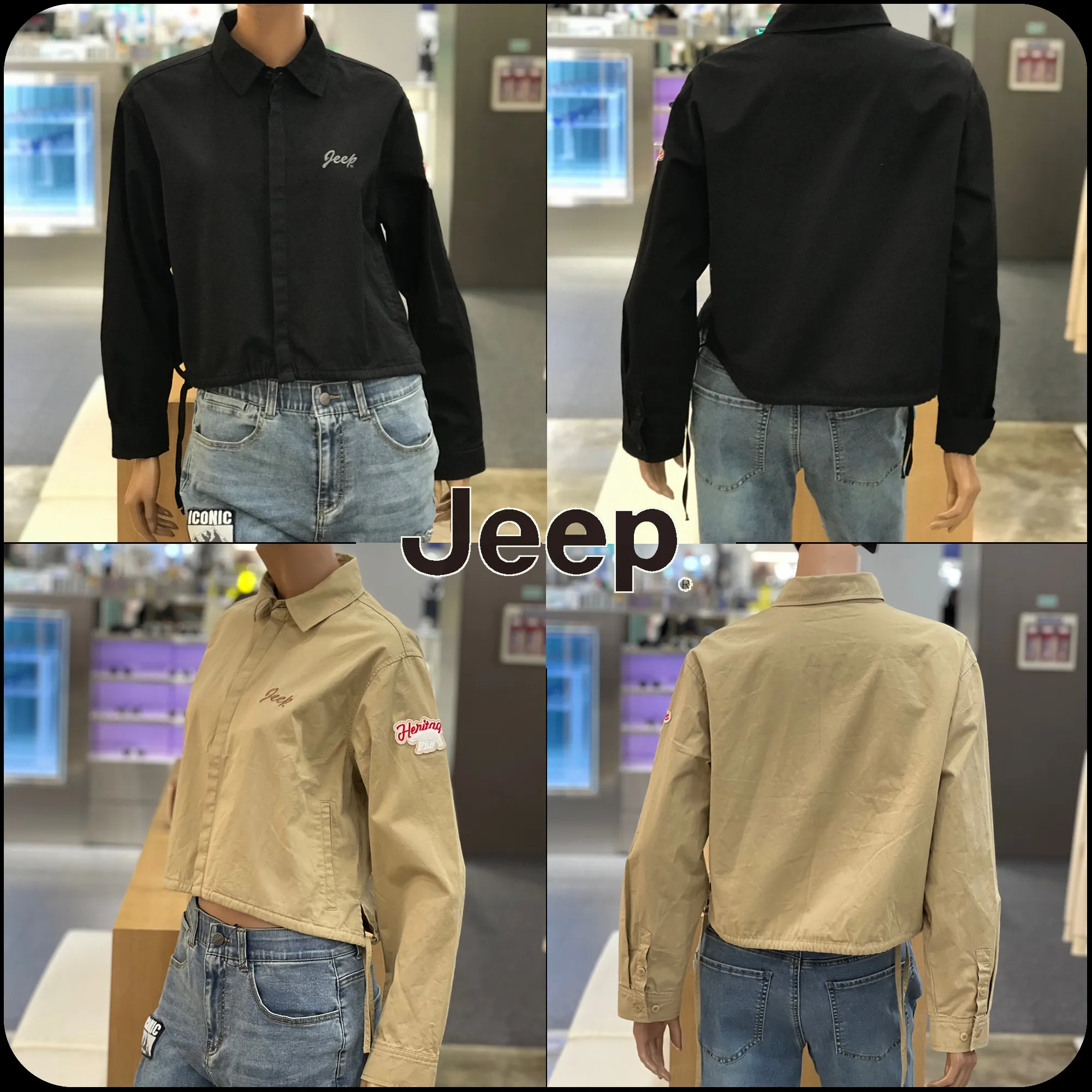 JEEP  |[JEEP]★24SS★hem string crop shirt