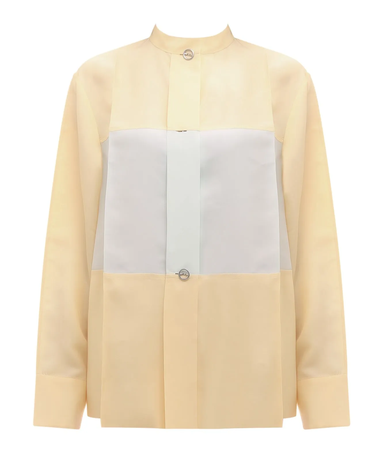 Jil Sander Colour-Block Straight Hem Shirt