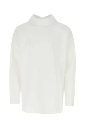 Jil Sander Long-Sleeved Curved-Hem Shirt