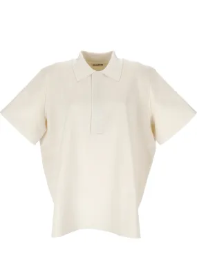 Jil Sander Straight-Hem Boxy Polo Shirt