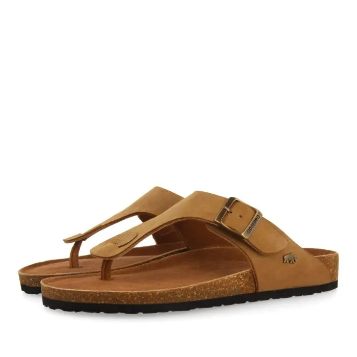 LEATHER SANDALS GREEK STYLE WITH BIO SOLE FOR MEN RUSKIN