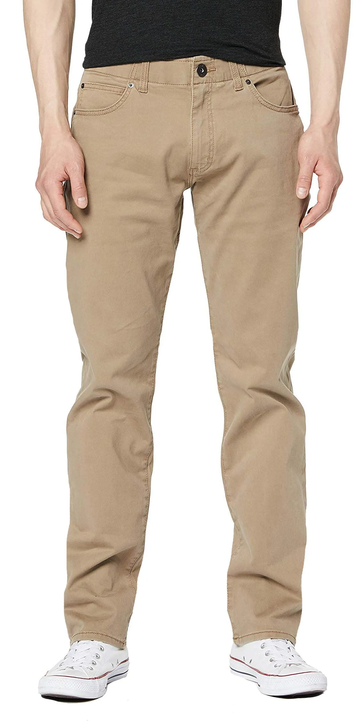 Lee Extreme Motion Straight Twill Stretch Chino Jeans Cougar