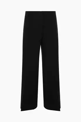 lightweight cady wide-leg pants