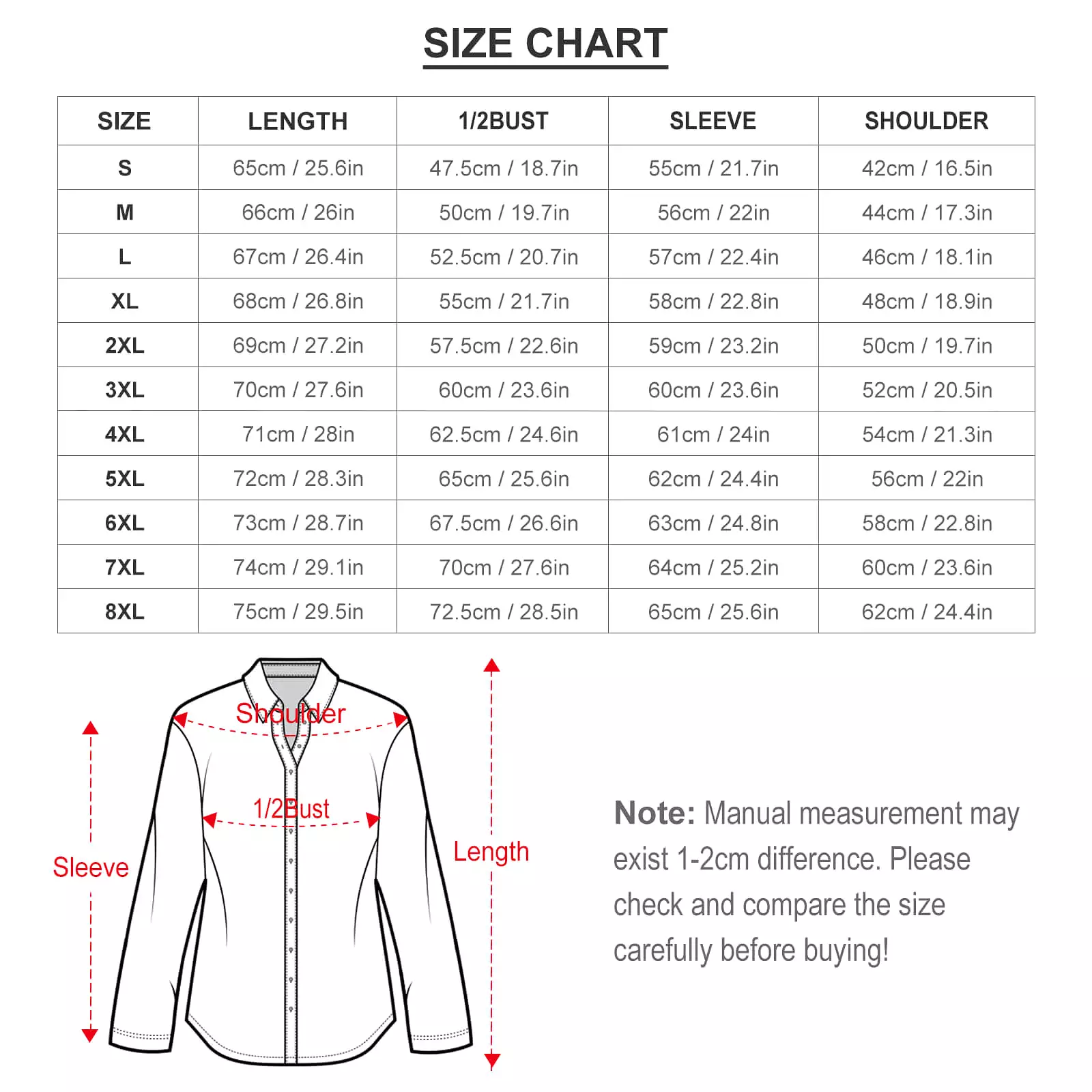 Long Sleeve Blouse (B648) Cropped hem shirt