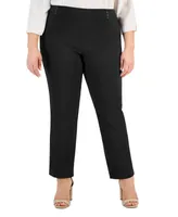 Macy's Jm Collection Plus & Petite Tummy Control Pull-On Slim-Leg Pants, Created for Macy's