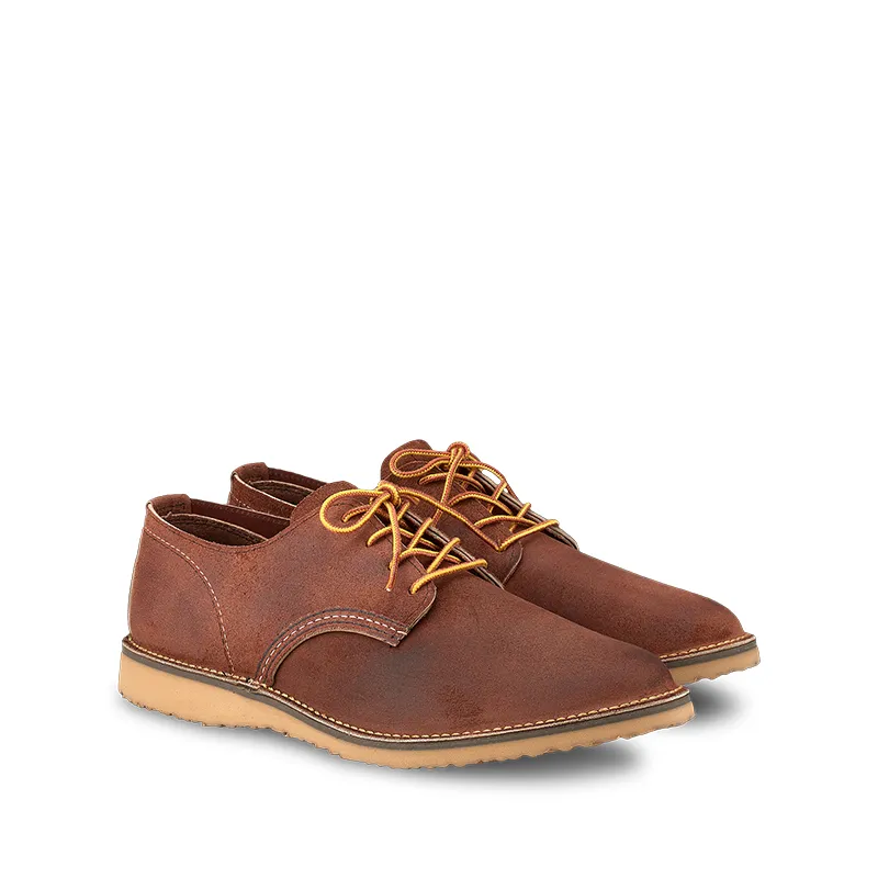 Men’s Leather Shoes for All Seasons, Brown Low-Top 