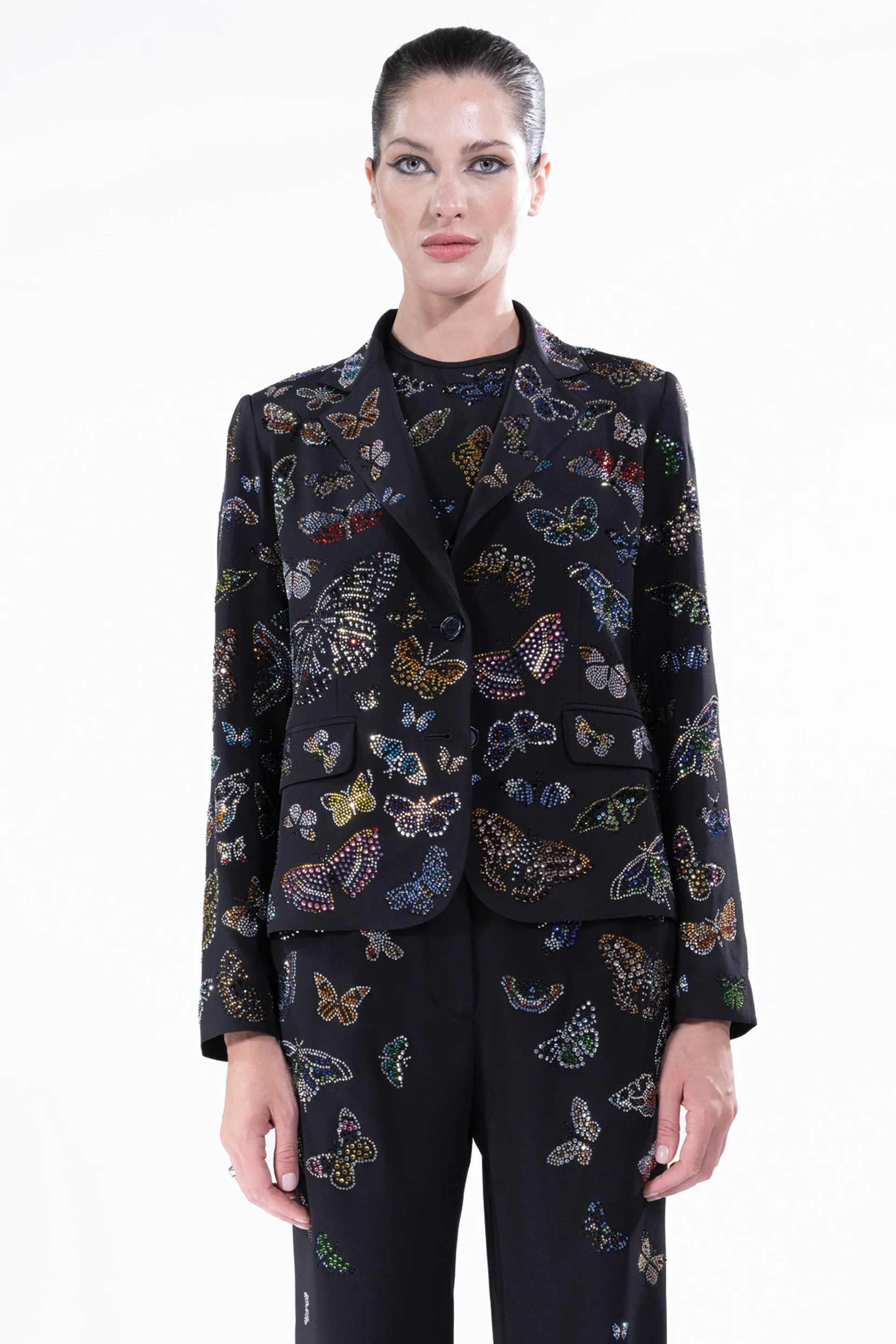 'Millions of Butterflies' L/S Short Blazer